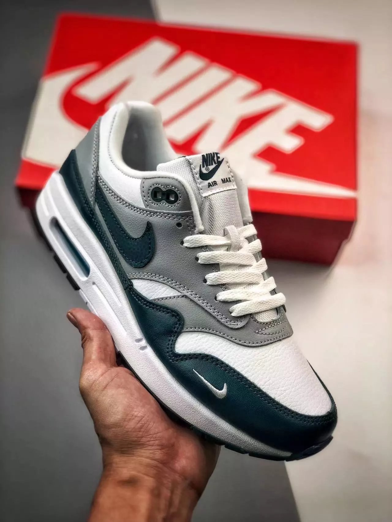 Nike Air Max 1 Wave Burgundy Sneakers - 65