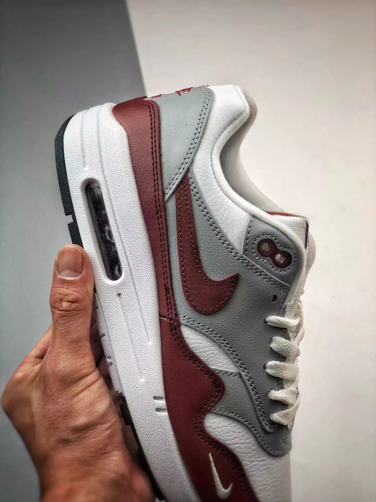 Nike Air Max 1 Wave Burgundy Sneakers - 64