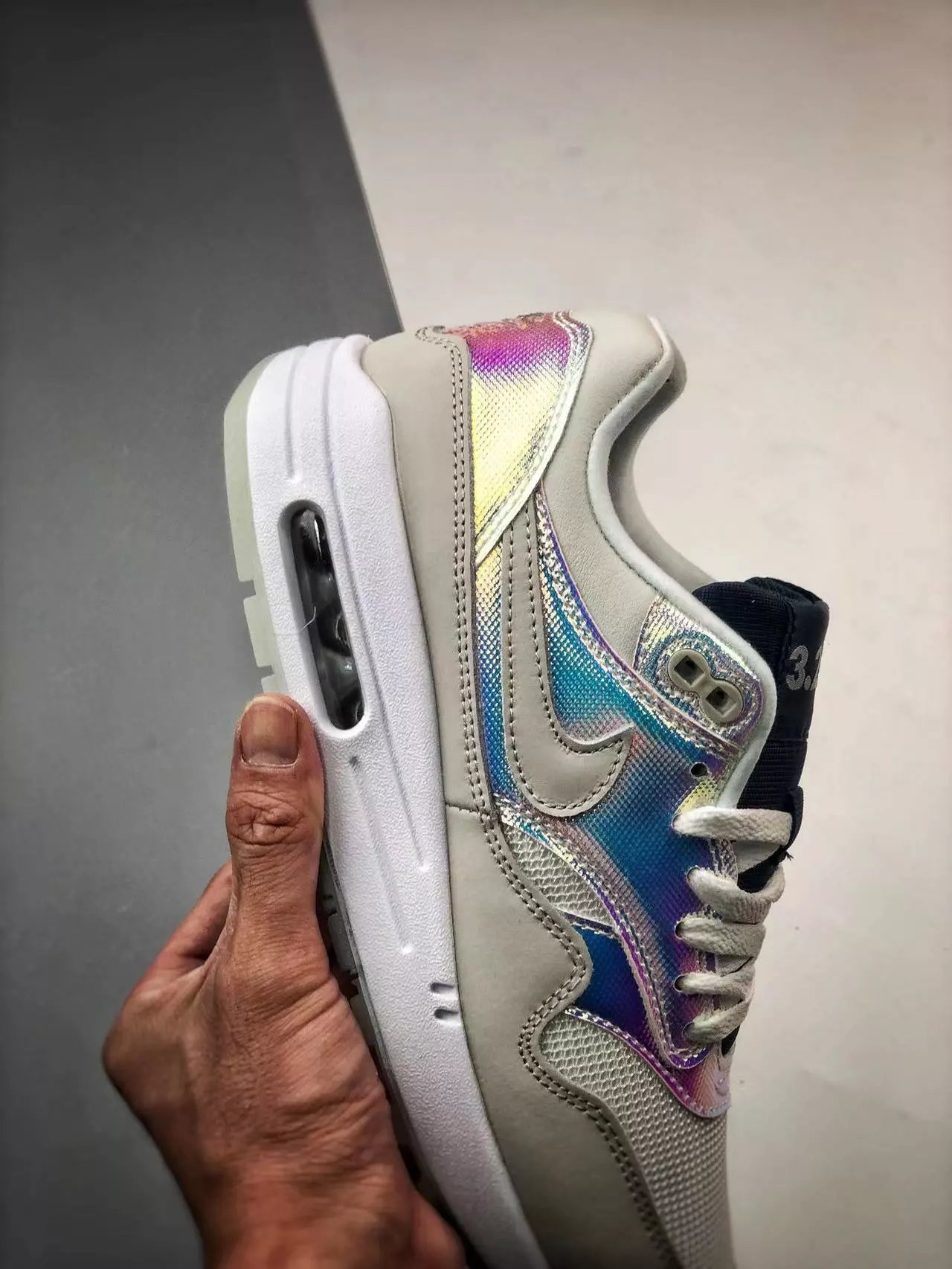 Nike Air Max 1 Wave Burgundy Sneakers - 37