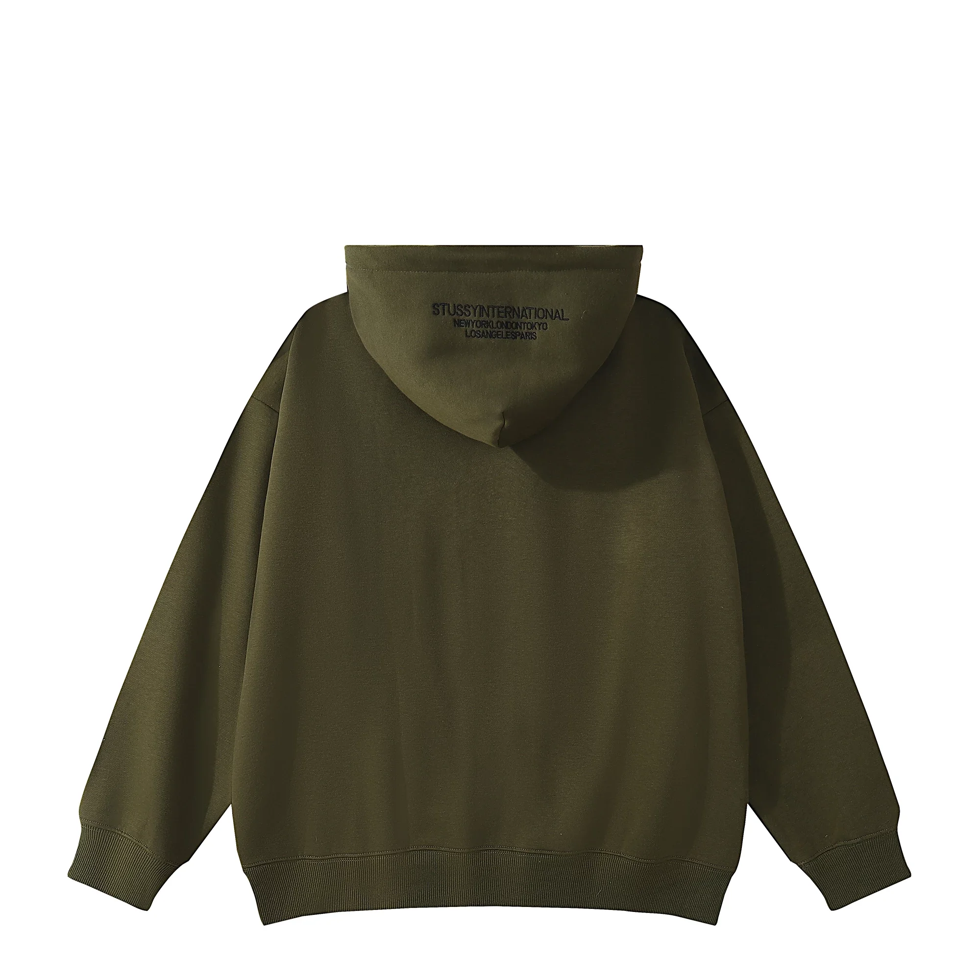 ❁専用❁ JY806 春夏新款潮牌STUSSY刺绣斯图西加绒连帽卫衣套头宽松版型