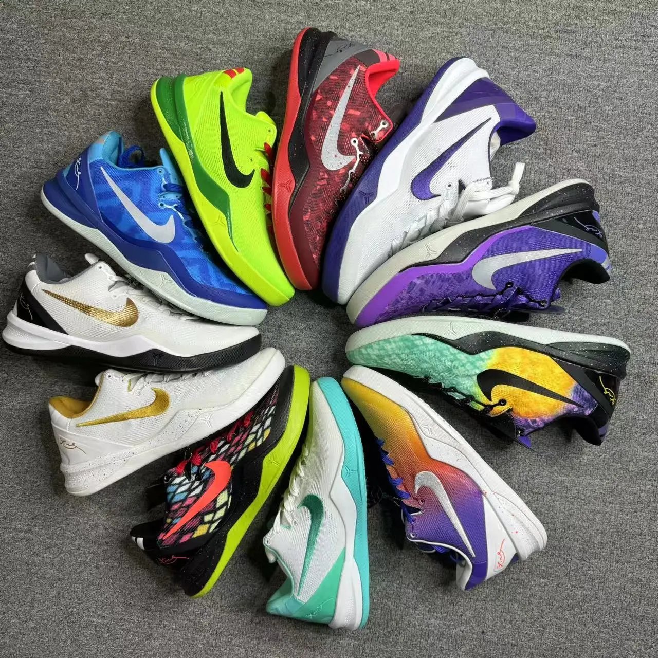 Original Shoe Development Top Version Kobe 8 Protro "Halo" Kobe 8 Generation Actual Basketball Shoes