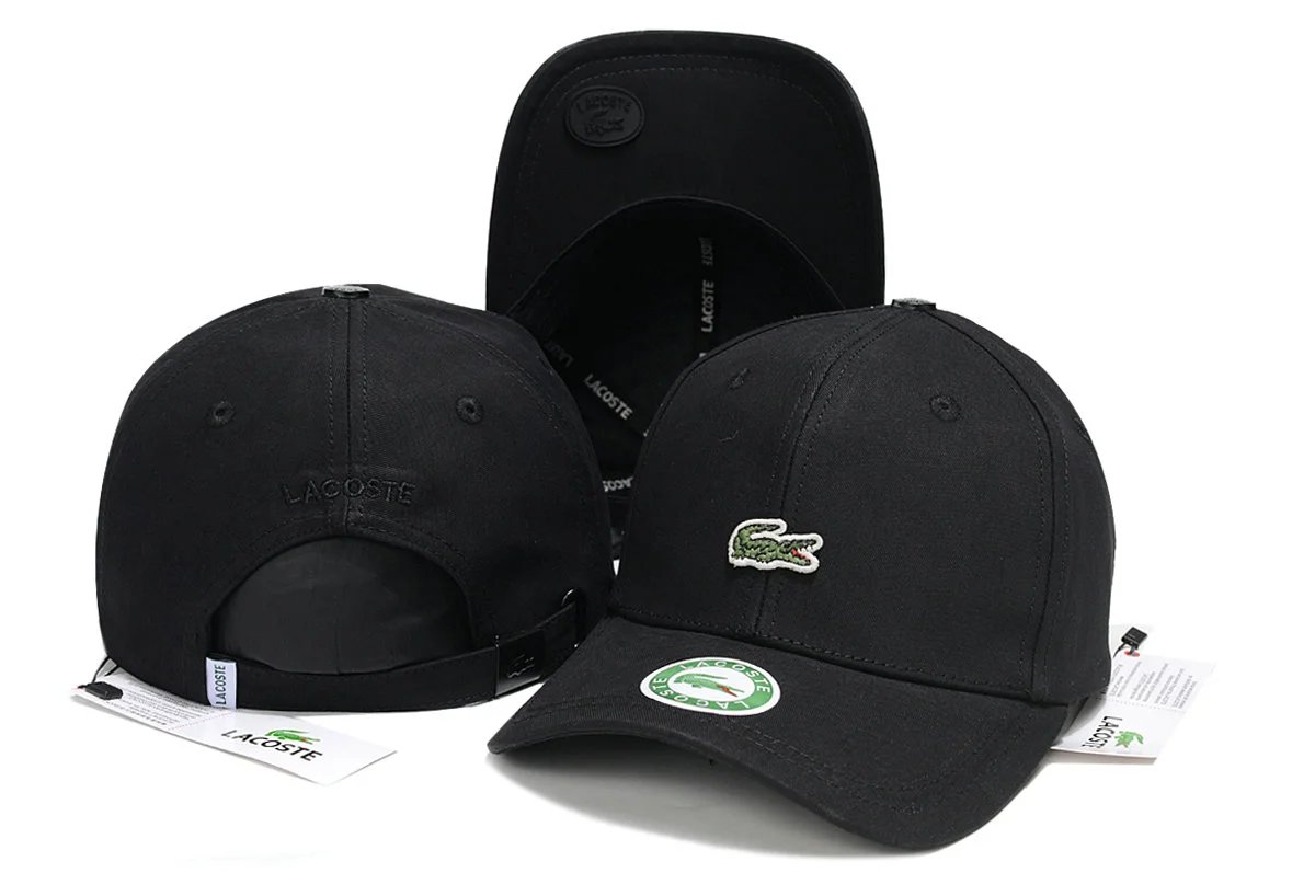 LACOSTE Peaked Cap 鳄鱼新款调节帽棒球帽子 男女防晒帽韩版百搭遮阳帽港风休闲帽 10