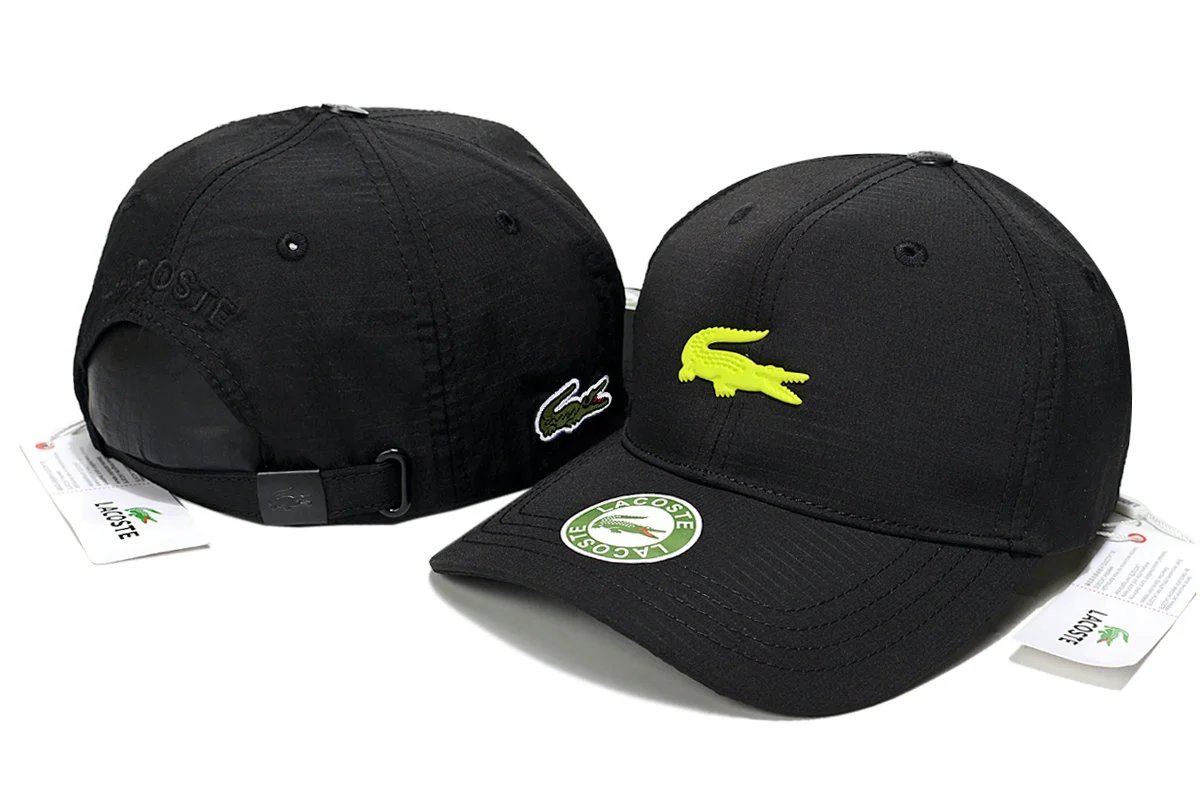 LACOSTE Peaked Cap 鳄鱼新款调节帽棒球帽子 男女防晒帽韩版百搭遮阳帽港风休闲帽 3