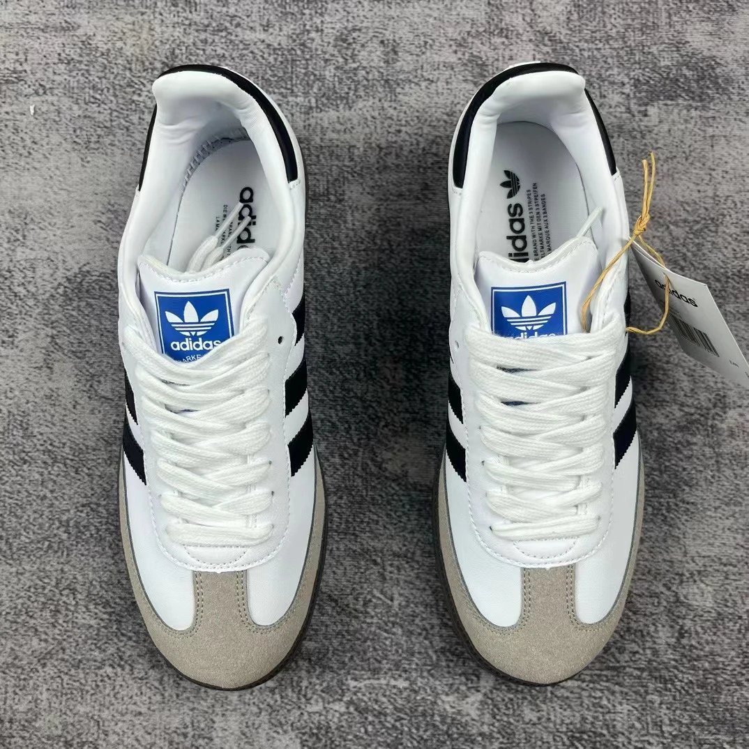 Adidas Samba OG White/Black Smiley Collaboration Sneakers - 2