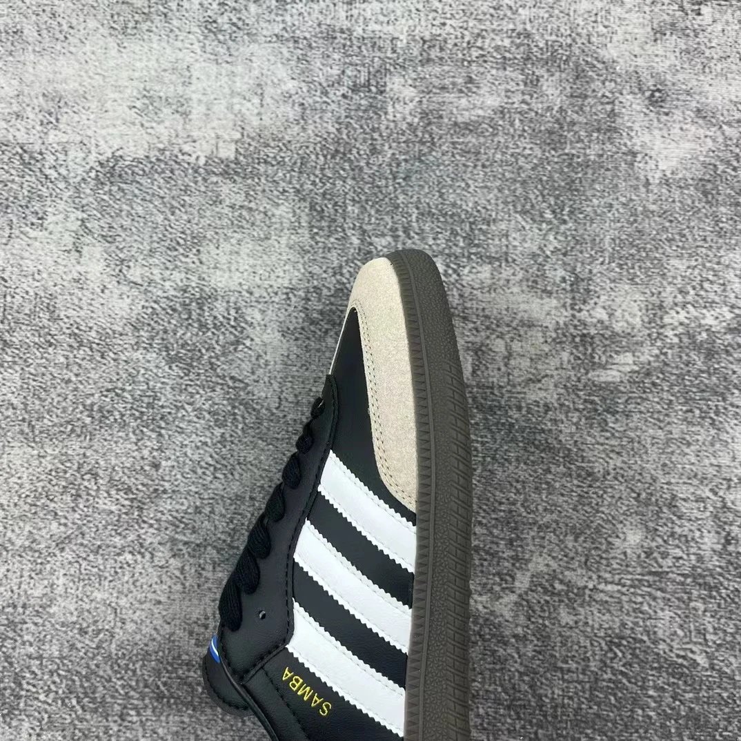 Adidas Samba OG White/Black Smiley Collaboration Sneakers - 8