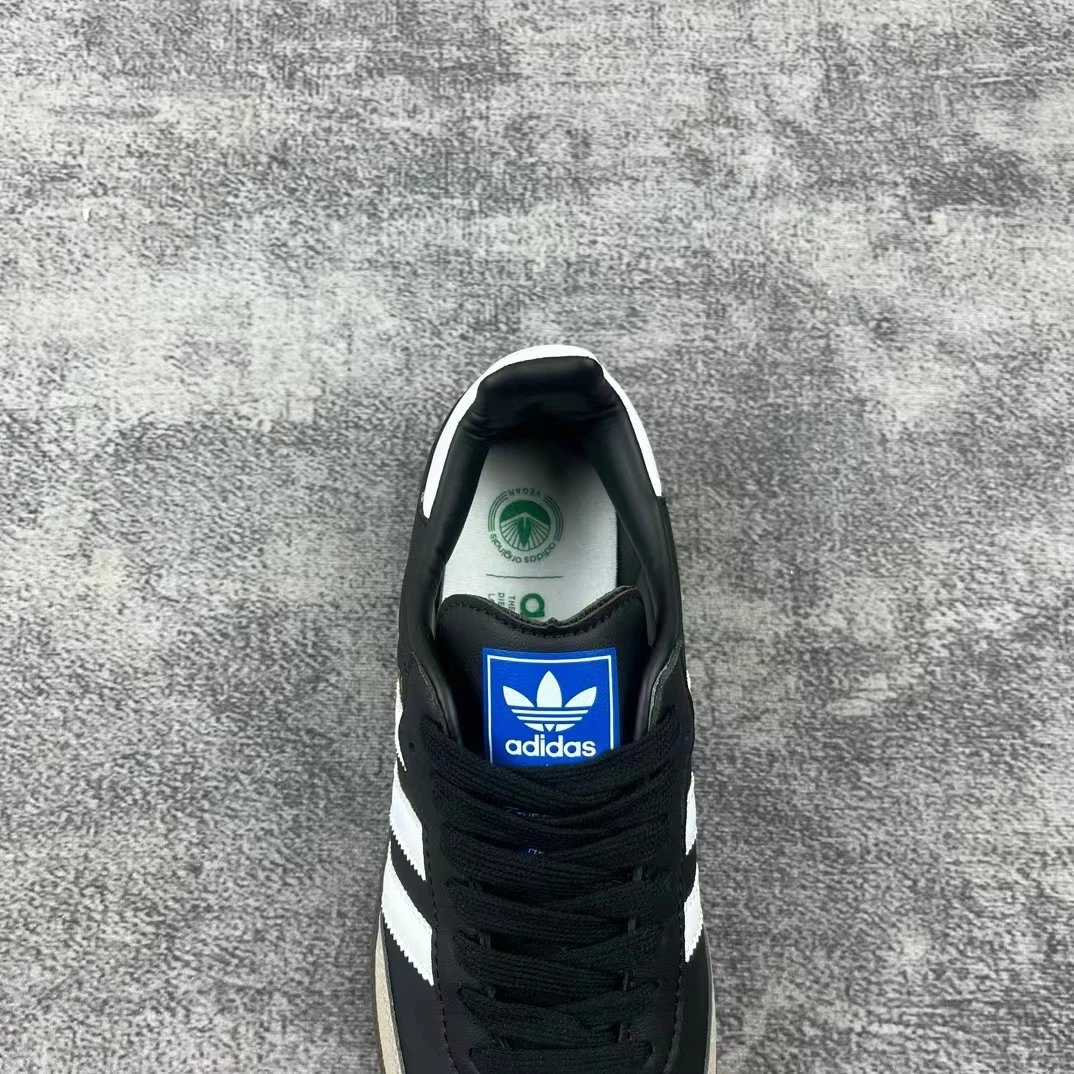 Adidas Samba OG White/Black Smiley Collaboration Sneakers - 6