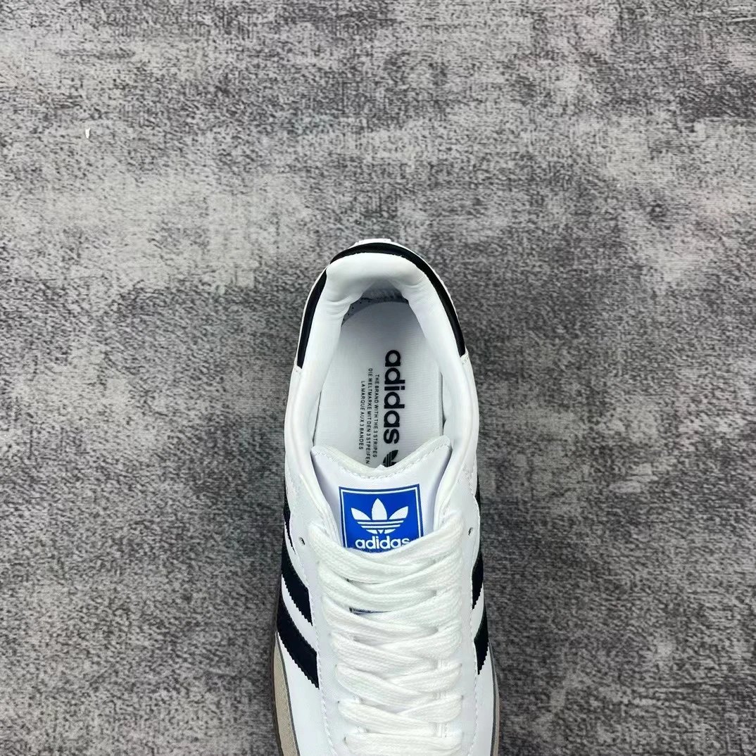 Adidas Samba OG White/Black Smiley Collaboration Sneakers - 5