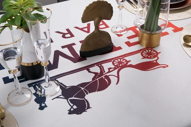 奢侈品大牌餐桌布书桌早餐柜子茶几垫chanel香奈儿lv路易威登gucci古驰hermes爱马仕长方形家用防尘防水防烫