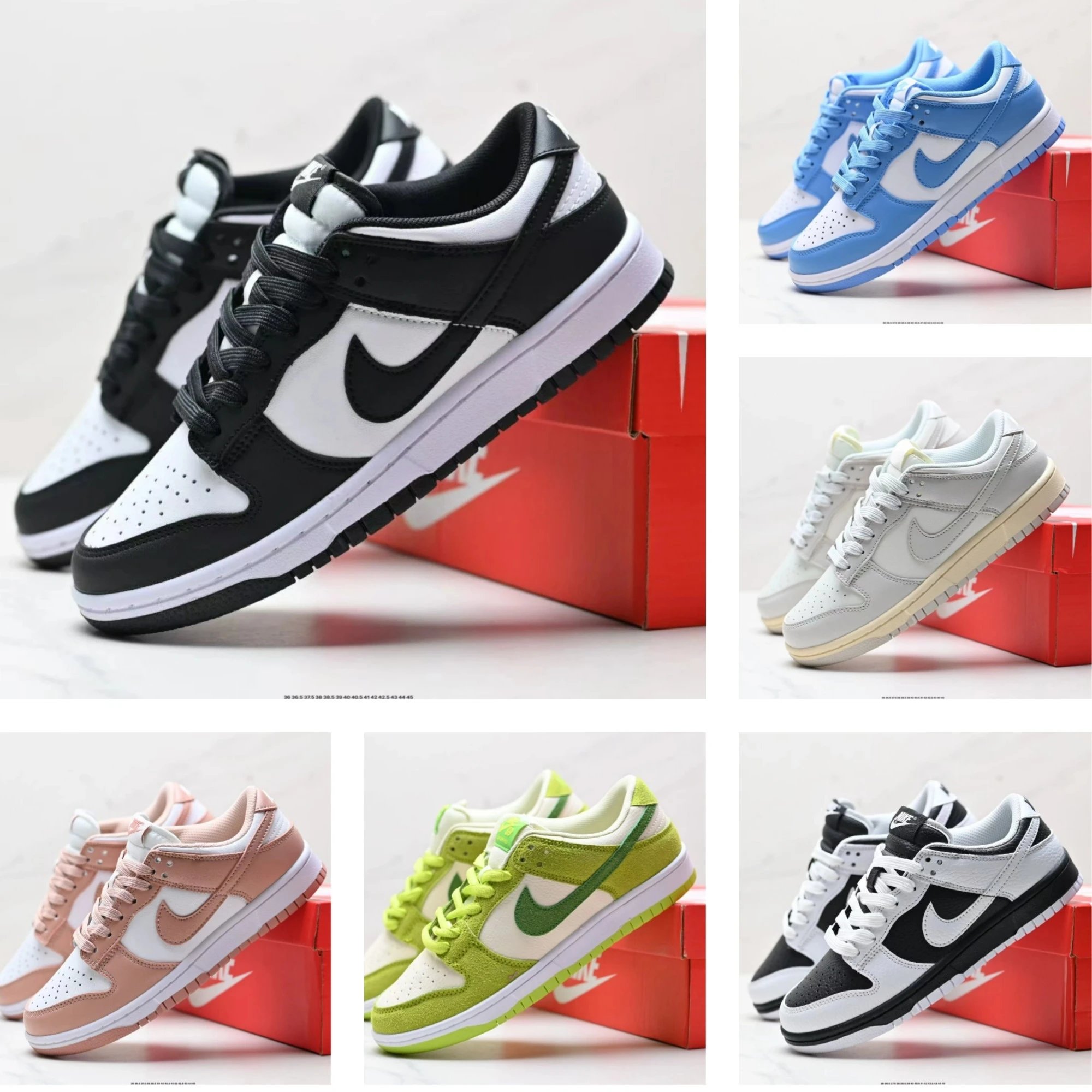 Nike Dunk Low Black White Casu
