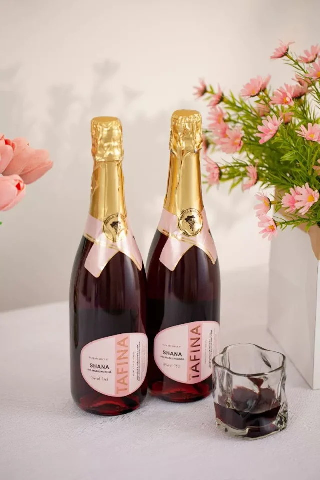 0酒精,西班牙原瓶进口:750mlx2瓶 tafina shana塔菲娜 无醇起泡葡萄酒