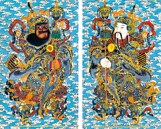 中国、漢加彩猪