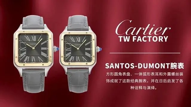 TW Cartier Santos-Dumont Watch & Couple's Watch