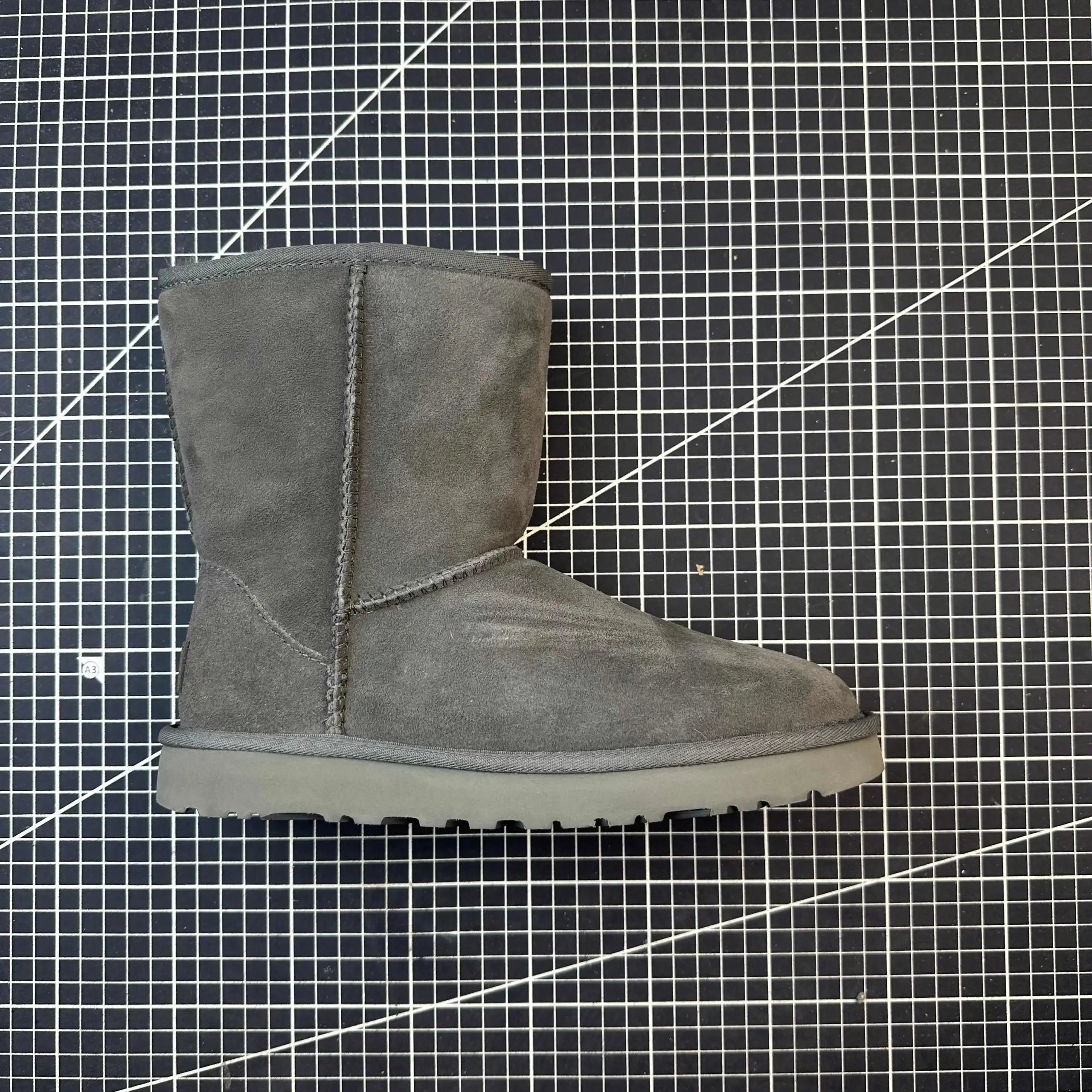 6223-GREY Mid-Calf Grey
