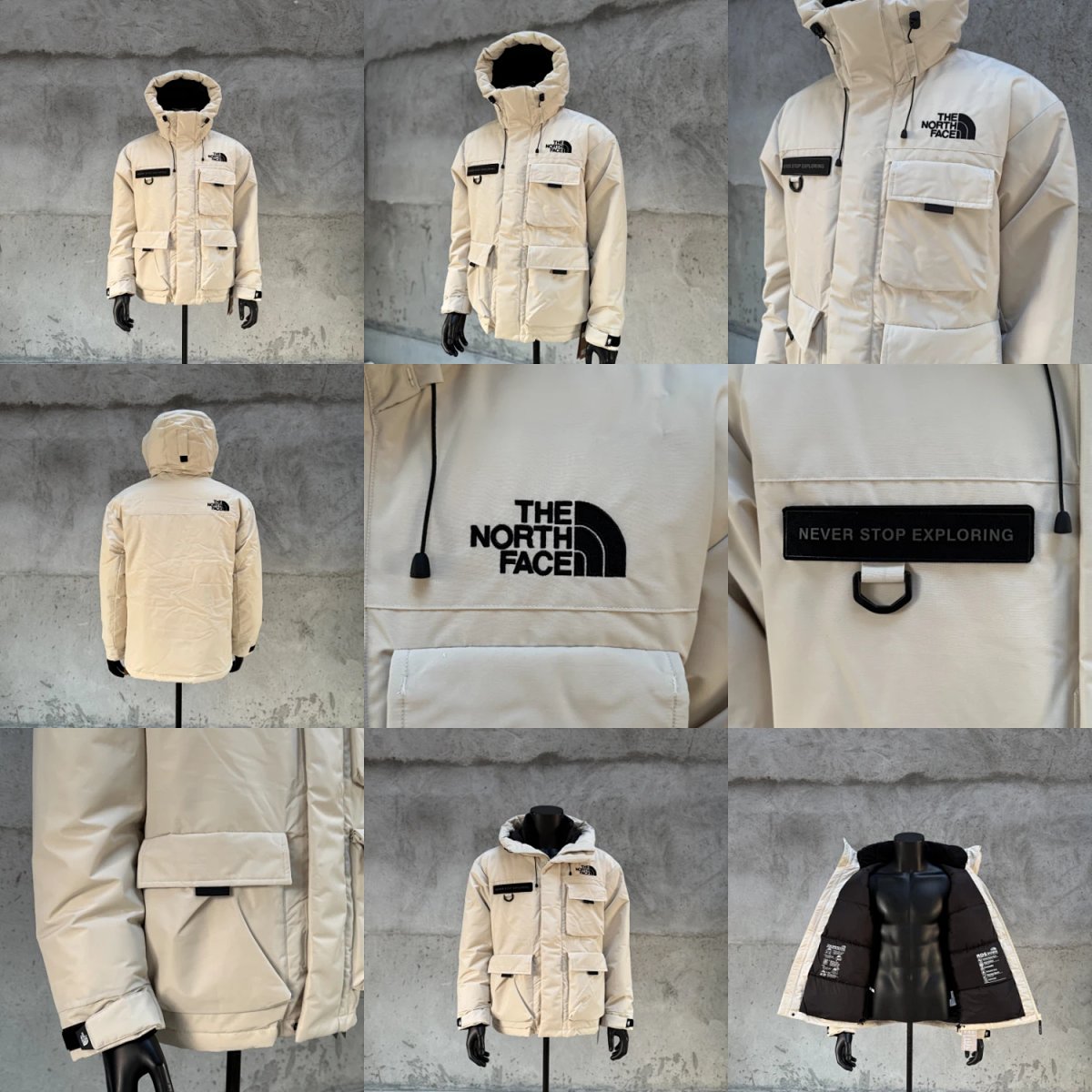 The North Face Nuptse Cloud Print Black Down Jacket product detail 23 in Litbuy spreadsheet finds