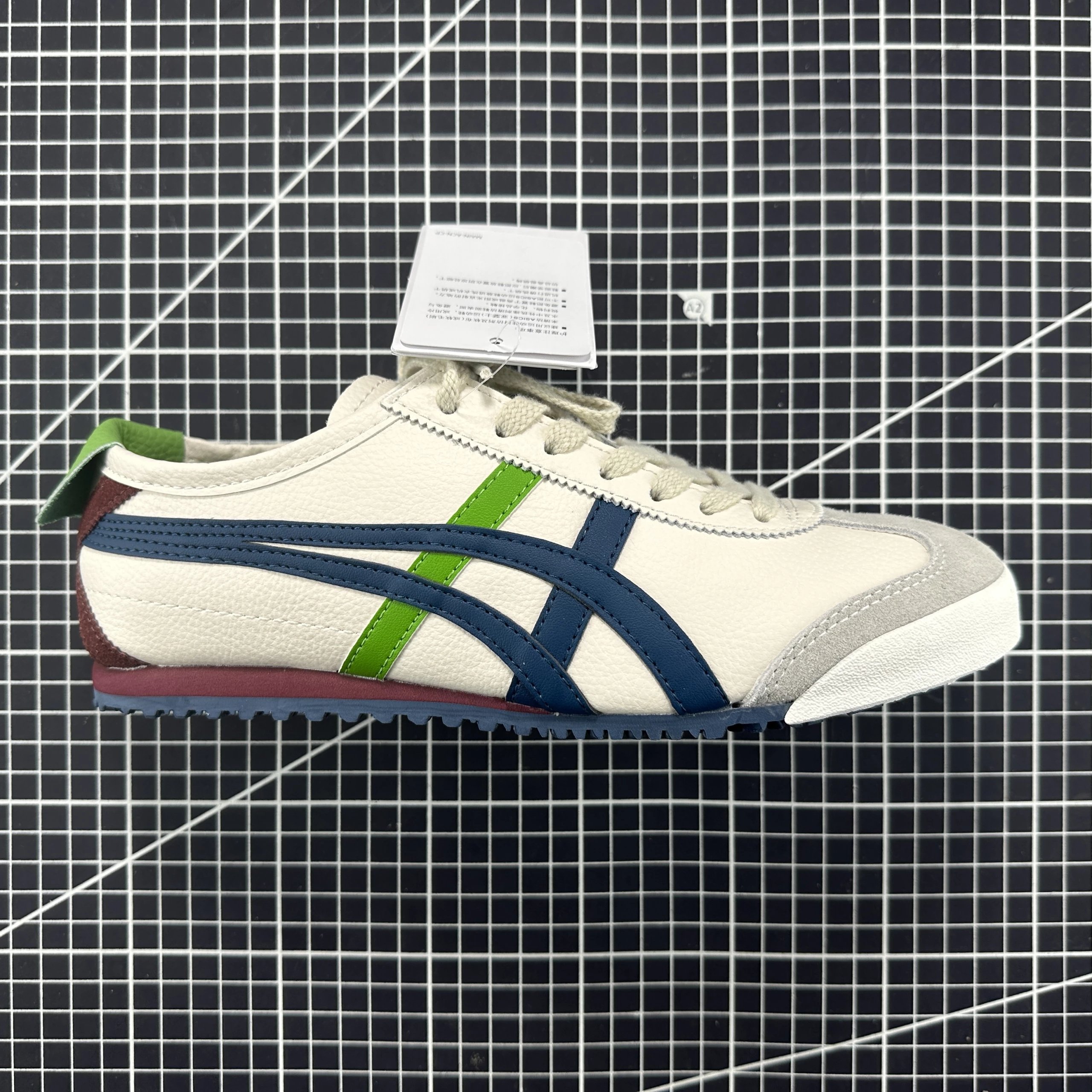 Tiger Mexico 66 Shoes — 1183A201-115 m white blue green colorway — USFans Spreadsheet photo