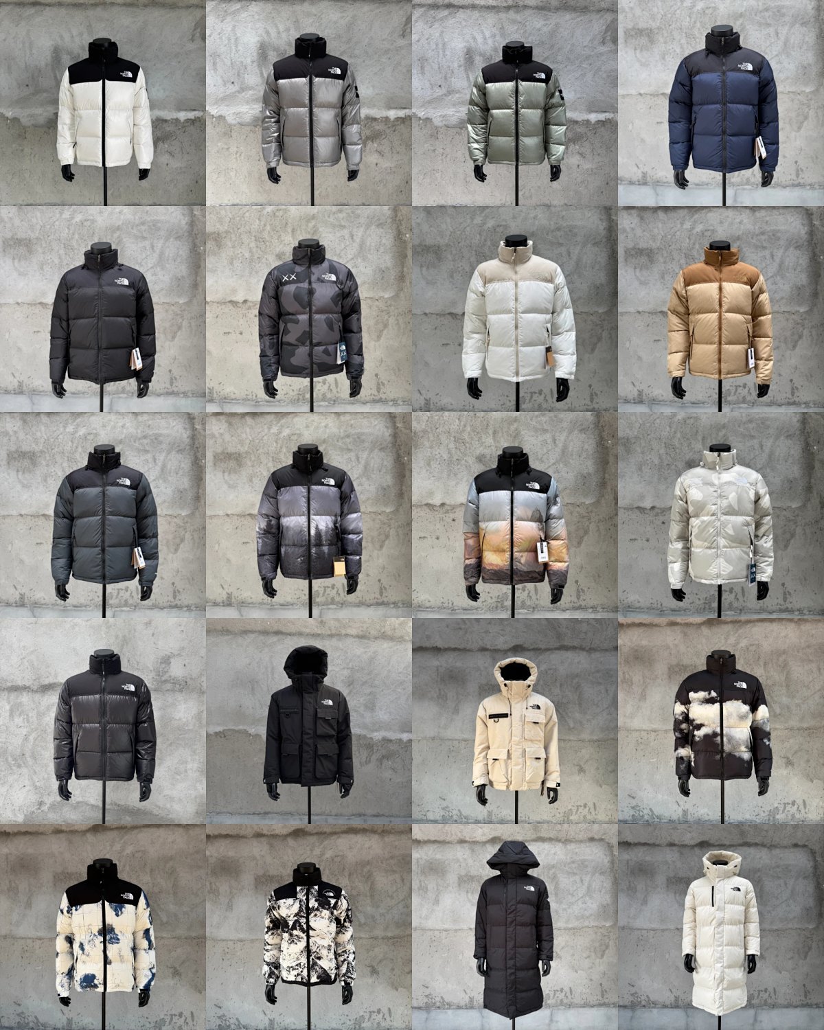The North Face Nuptse Cloud Print Black Down Jacket product detail 2 in Litbuy spreadsheet finds