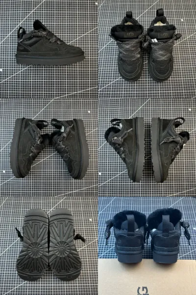 UGG Neumel Plus Black Chunky Sneakers - 34