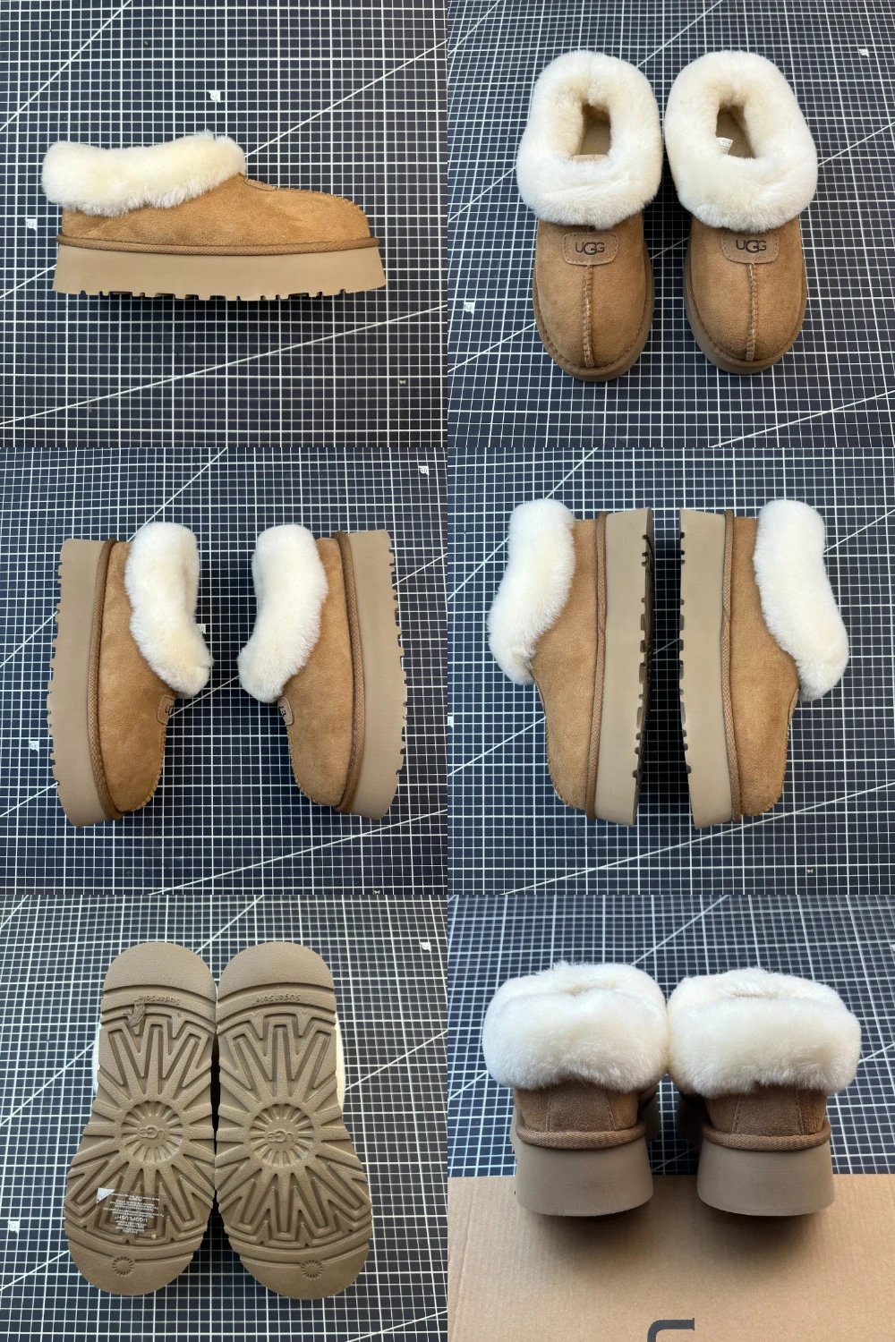 UGG Neumel Plus Black Chunky Sneakers - 28
