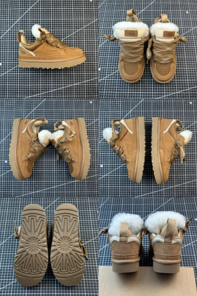 UGG Neumel Plus Black Chunky Sneakers - 32