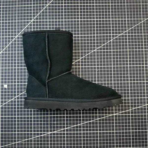 UGG Classic Short II Black Snow Boots - 1