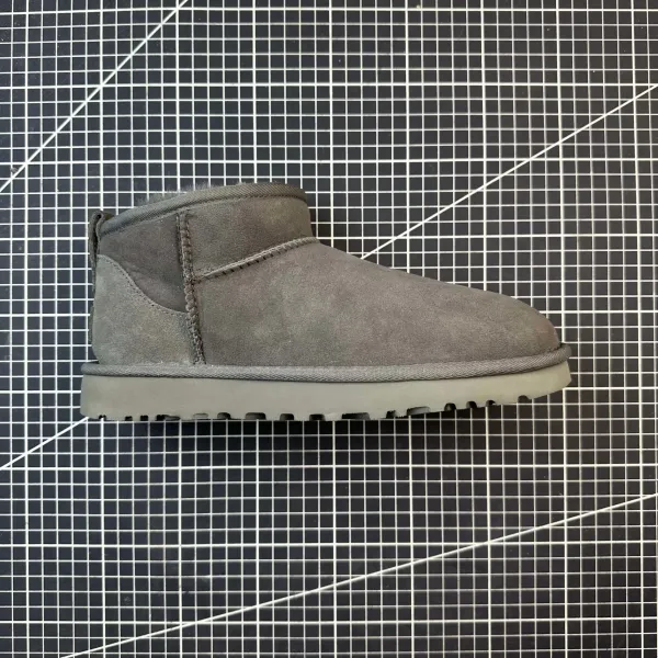 UGG Classic Mini II Gray Snow Boots - 1