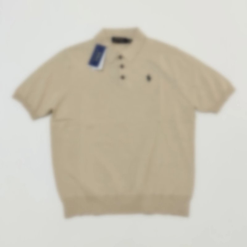 P209 小马平纹POLO衫 卡其色