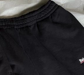 Balenciaga Coke Sweat Shorts Black