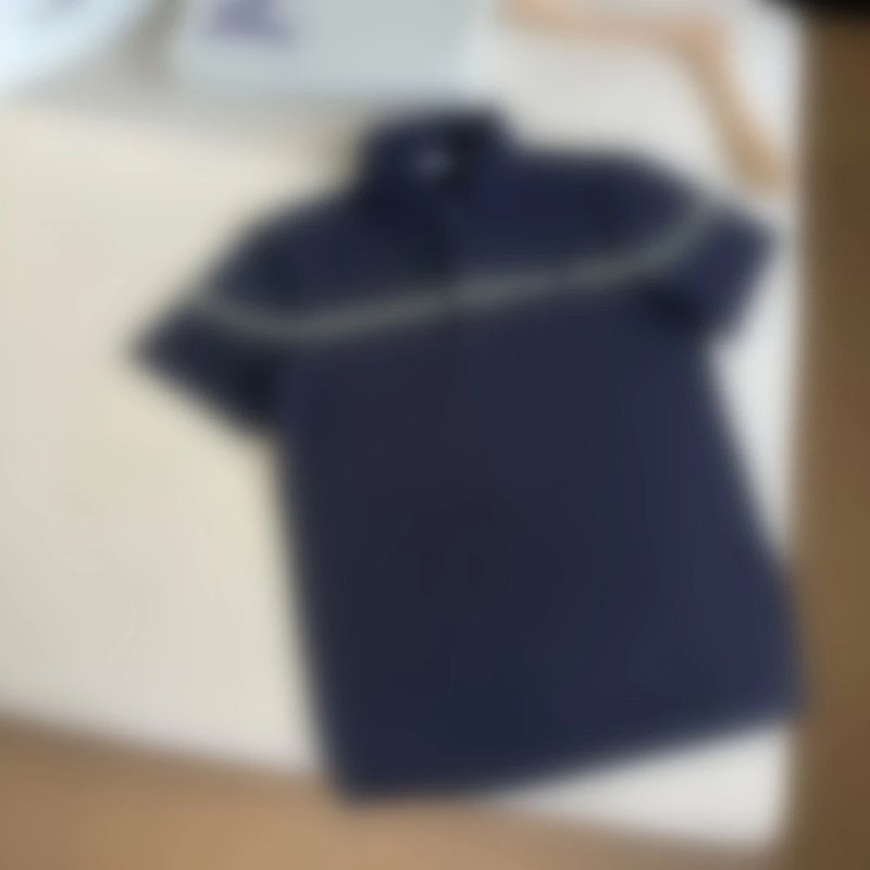 P299 条纹战马POLO衫黑色