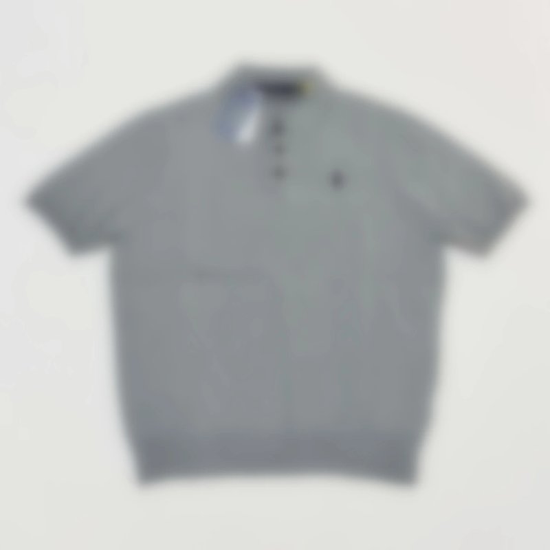 P209 小马平纹POLO衫 灰色