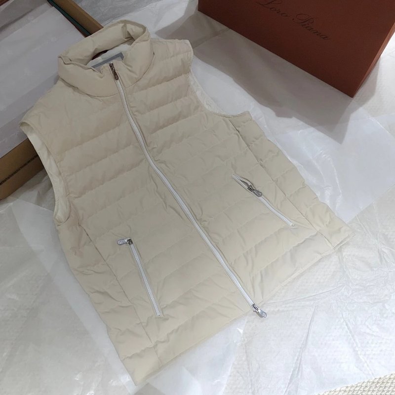 Down Vest White