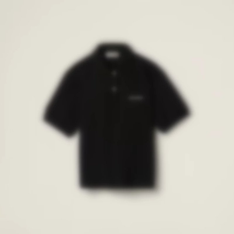 P289 MM刺绣POLO衫黑色(Women)