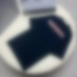 thumbnail for Alphabet embroidered tape T-shirt