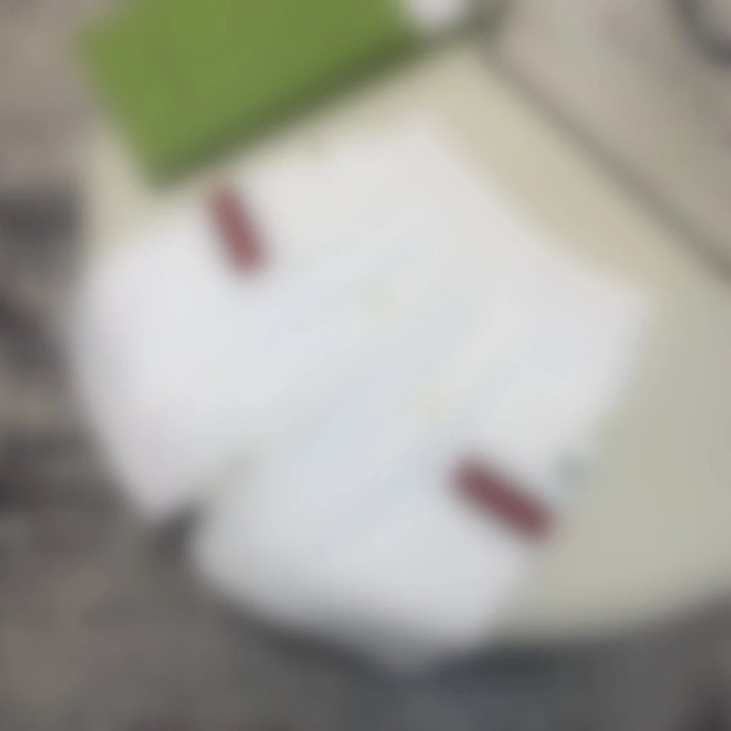 P349 G白色织带短裤