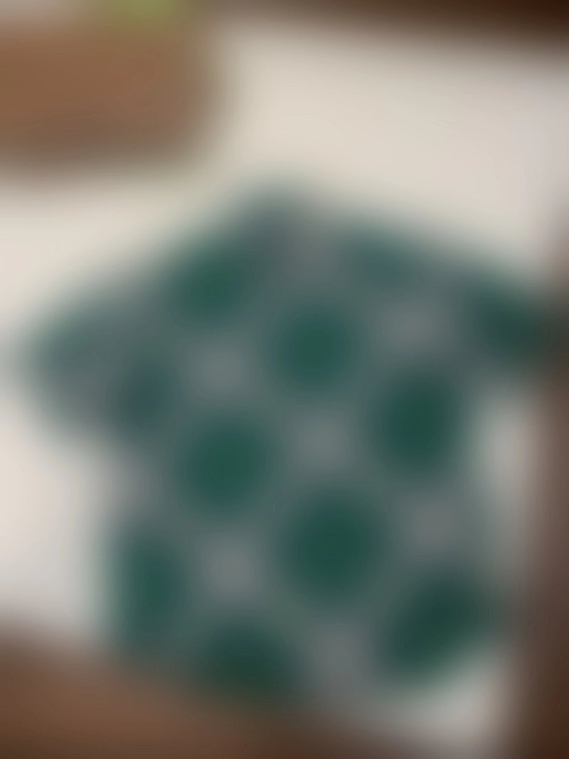 P359 绿格子短袖衬衫