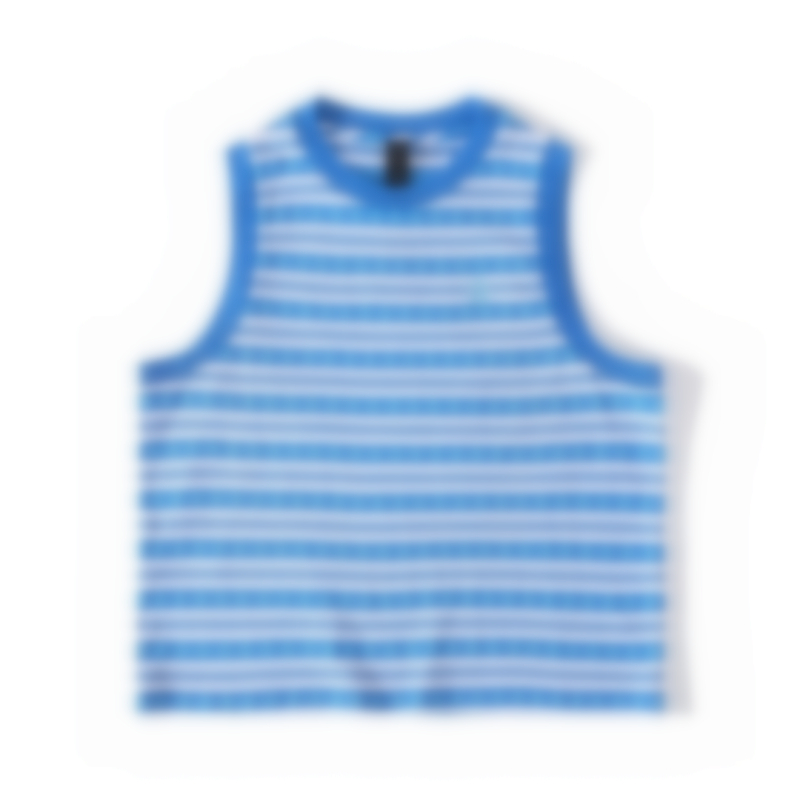 Embroidered Sword Vest Blue