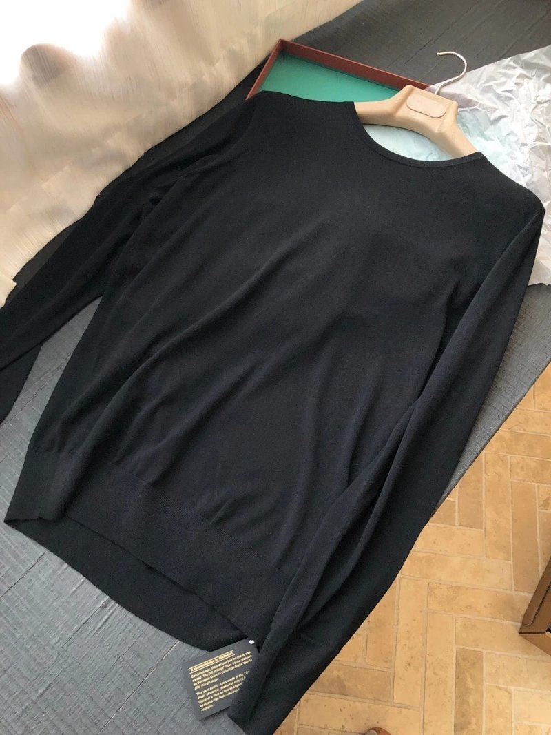P479 羊毛毛衣黑色