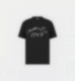 thumbnail for Signature flocked short sleeves in black