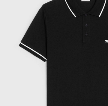 P289 双C刺绣Polo黑色