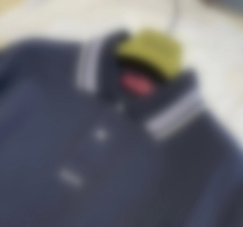 P289 小字母POLO衫深蓝色