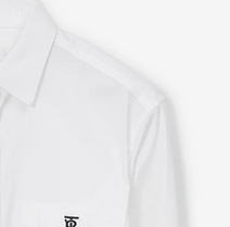 Small Label Shirt White