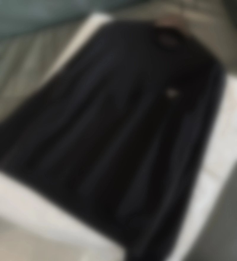 P359 三角标长袖卫衣黑色