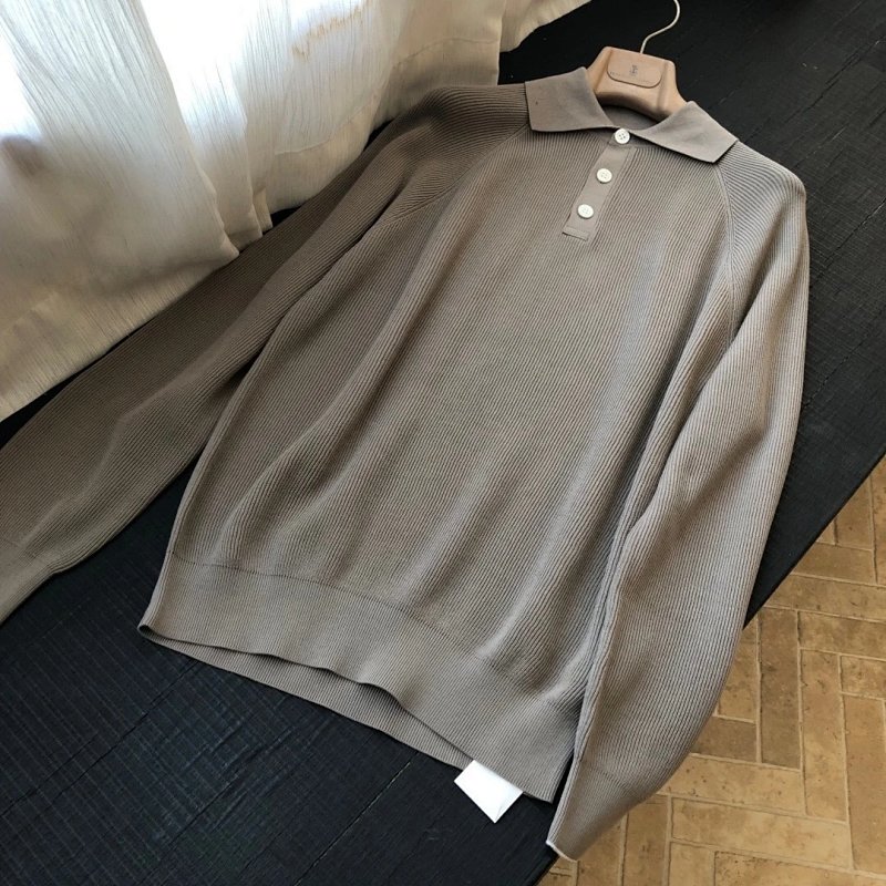 P359 条纹针织POLO衫