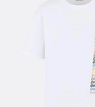 P219 D彩色logo短袖 白色