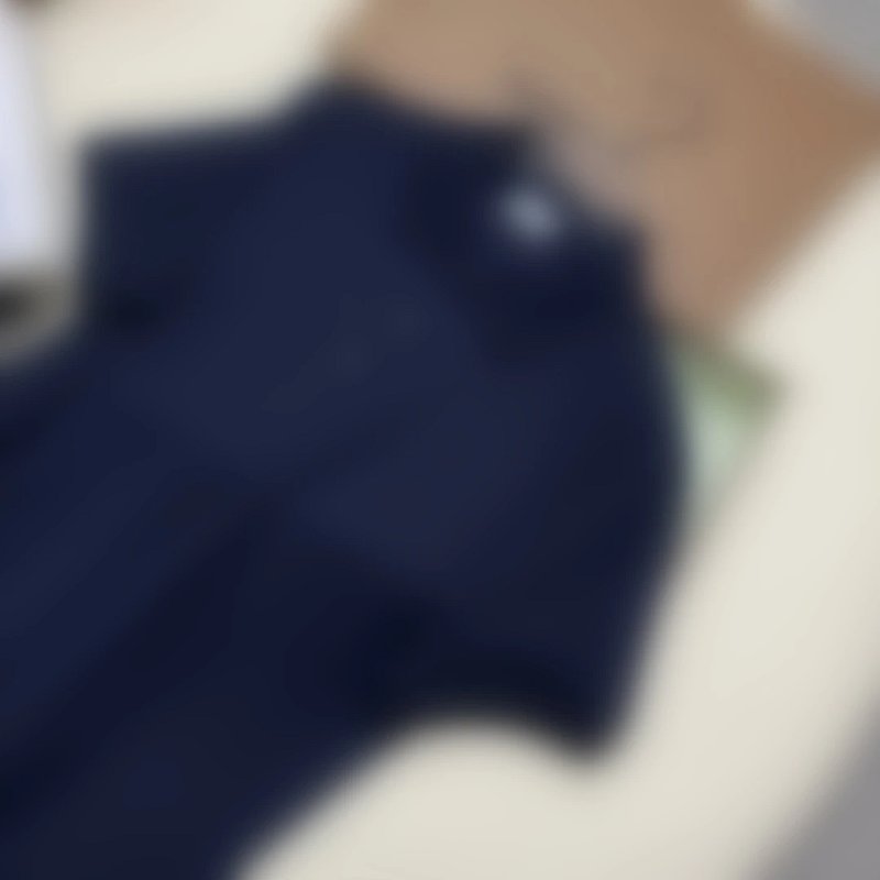 P289 小BT刺绣POLO煤蓝色