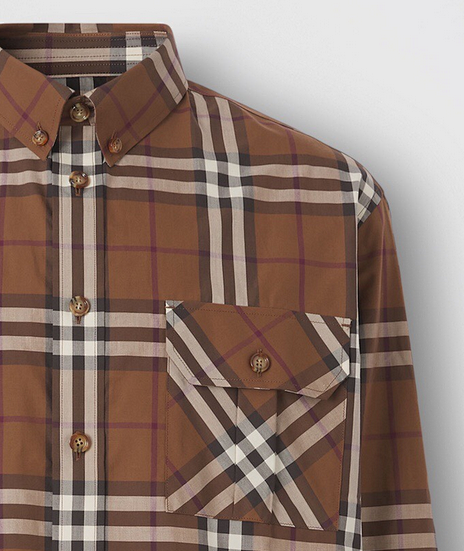 Thick Line Plaid Shirt