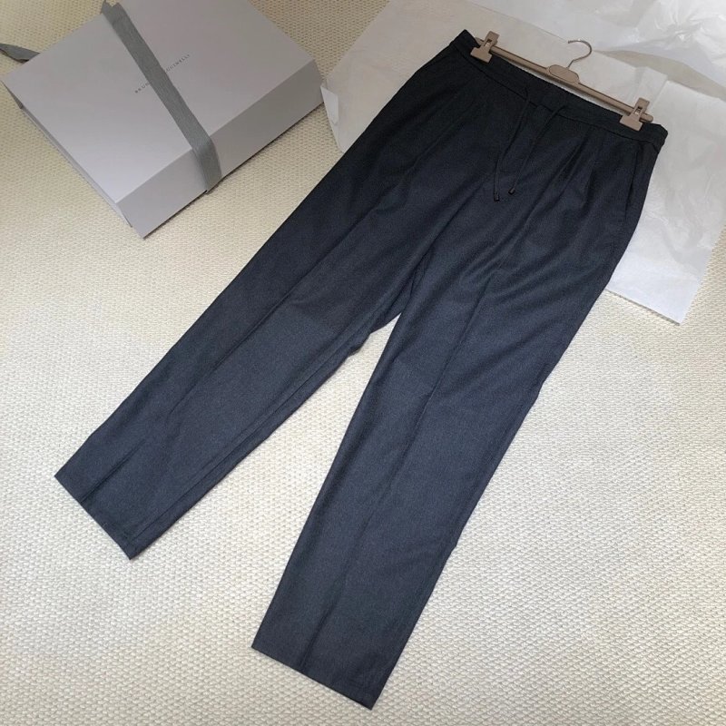 P839 羊毛西裤深灰色