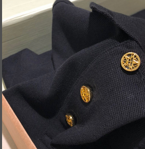 P289 金色纽扣POLO