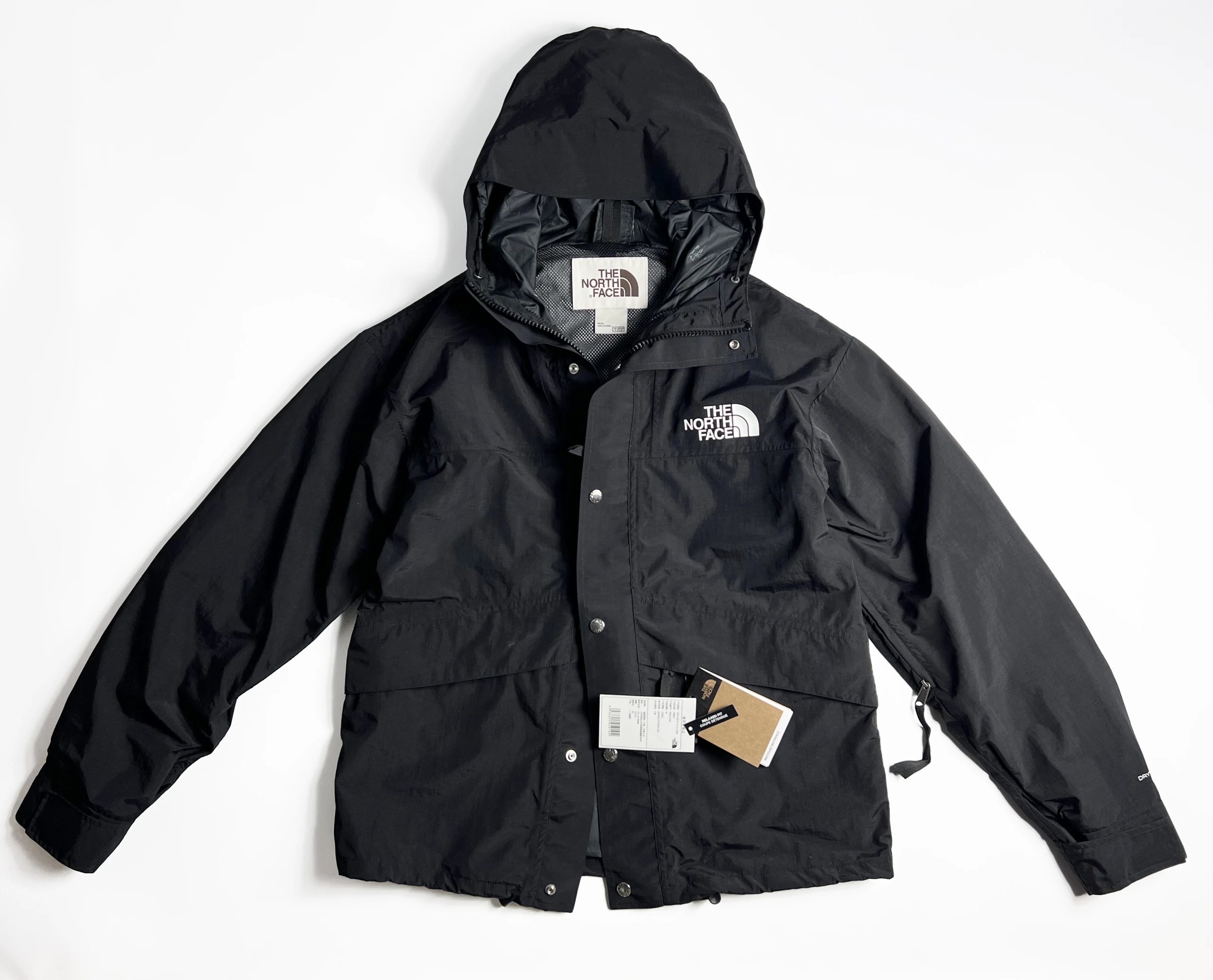 TNF [Pure Original China Version] Black The North Face Unisex Couple's Autumn/Winter Windbreaker Trench Coat Jacket