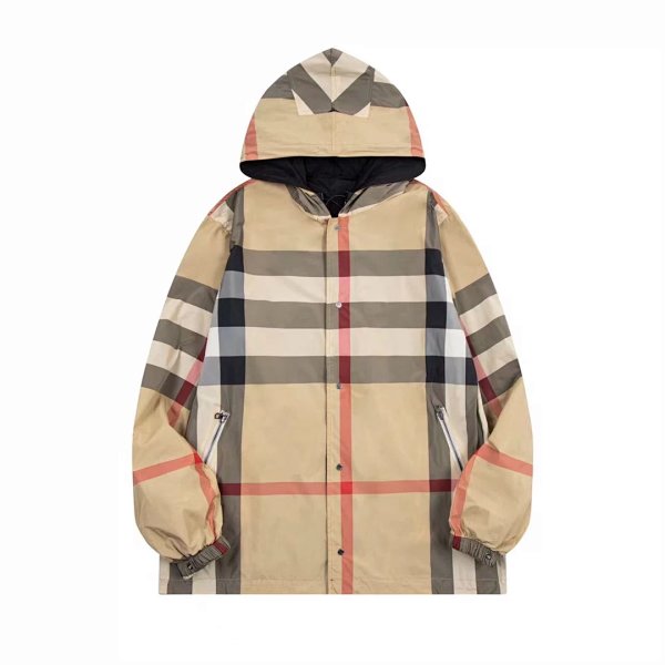 BBR 23FW Classic Large Plaid Double Face Jacket Coat Button Edition