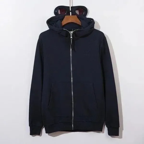 CP Company Full-Zip Hoodie Navy - 1